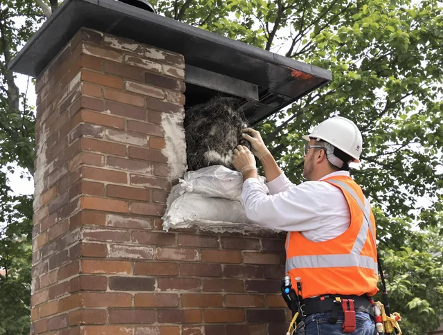 Humane removal of debris and animals by Hawthorne Chimney Sweep in Hawthorne, CA
