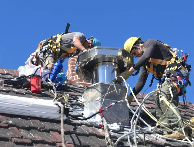 Protective chimney cap installed by Hawthorne Chimney Sweep in Hawthorne, CA
