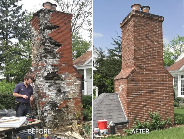Hawthorne Chimney Sweep performing a full chimney restoration in Hawthorne, CA