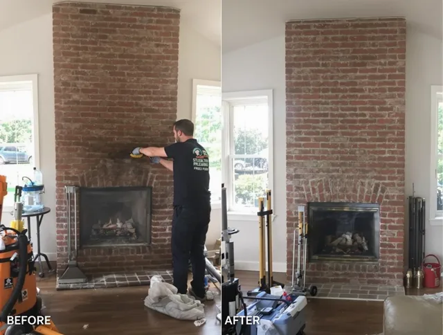 Finished chimney sweeping service by Hawthorne Chimney Sweep in Hawthorne, CA