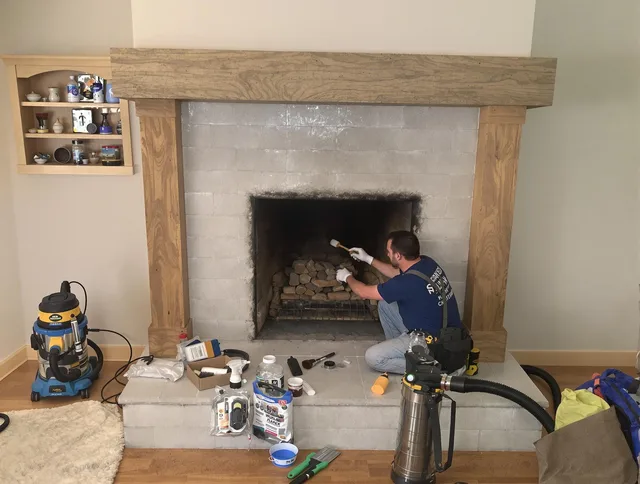 Detailed creosote removal process by Hawthorne Chimney Sweep in Hawthorne, CA