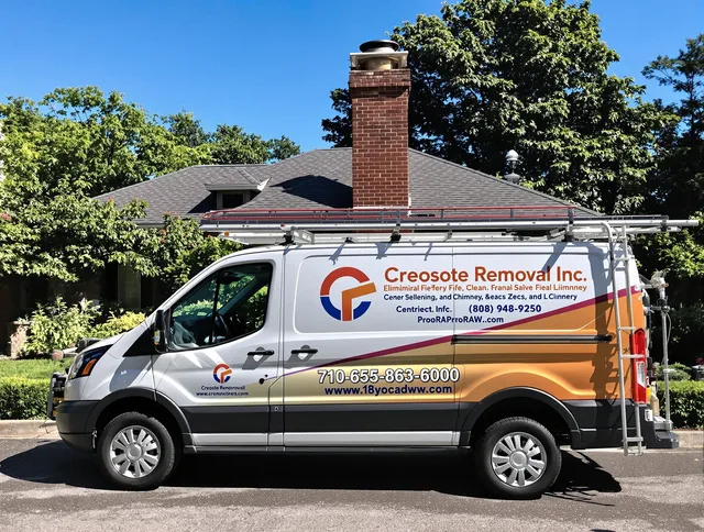 Hawthorne Chimney Sweep technician removing creosote safely in Hawthorne, CA