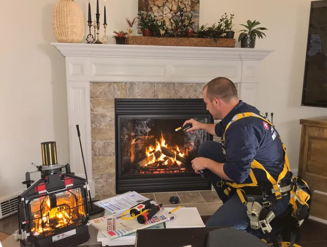 Safety-focused fireplace inspection by Hawthorne Chimney Sweep in Hawthorne, CA