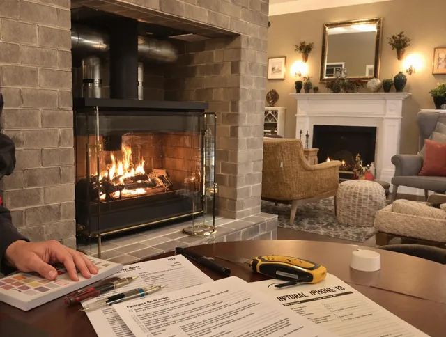 Hawthorne Chimney Sweep verifying fireplace safety measures in Hawthorne, CA