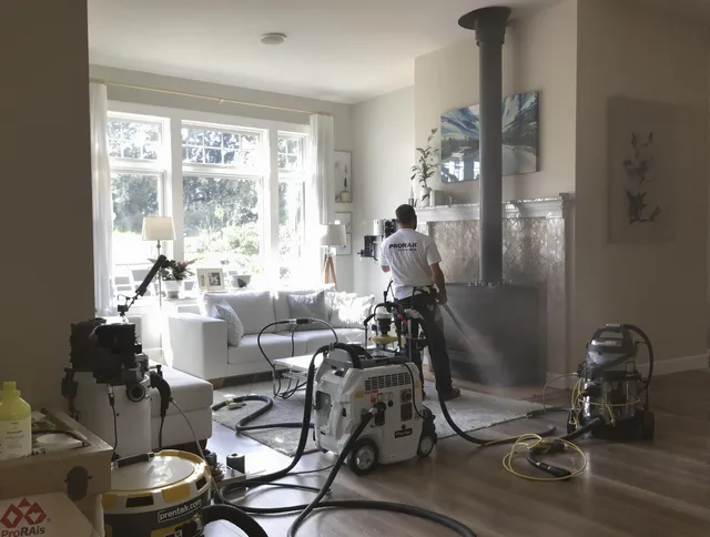 Soot removal service by Hawthorne Chimney Sweep for a fireplace in Hawthorne, CA